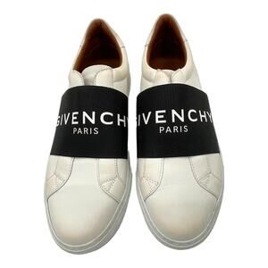 Givenchy Women’s Urban Street Knot White Black Logo Low Top Flat Sneaker